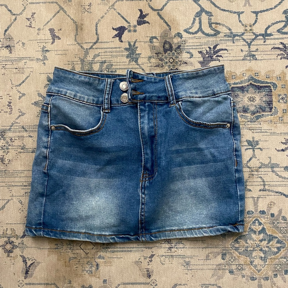 jean skirt